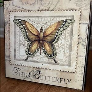 Vintage Butterfly Art Print